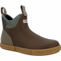 Xtratuf Men's Vintage 6 in Ankle Deck Boot, BROWN, M, Size 10 XMABV900